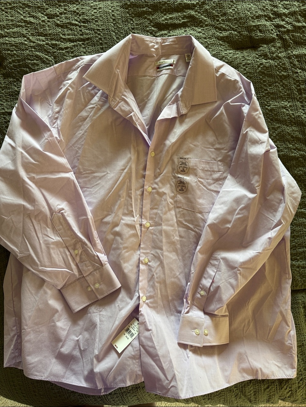 Van Heusen Light Purple Dress Shirt